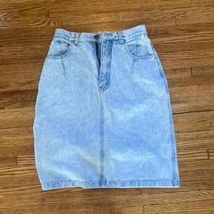Denim skirt